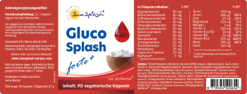 SunSplash Gluco Splash forte plus