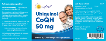 SunSplash Ubiquinol CoQH 50 mg