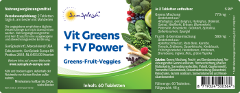 SunSplash Vit Greens + FV Power