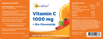 SunSplash Vitamin C 1000 mg + Bioflavonoide